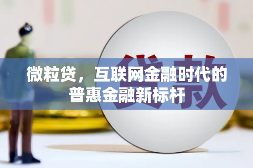 平安微粒贷，互联网金融时代的普惠金融新标杆