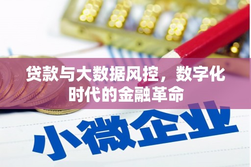 平安贷款与大数据风控，数字化时代的金融革命