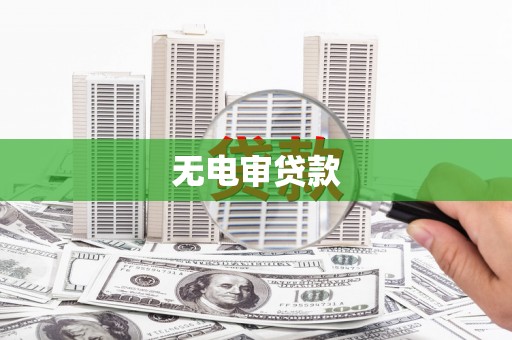 平安无电审贷款