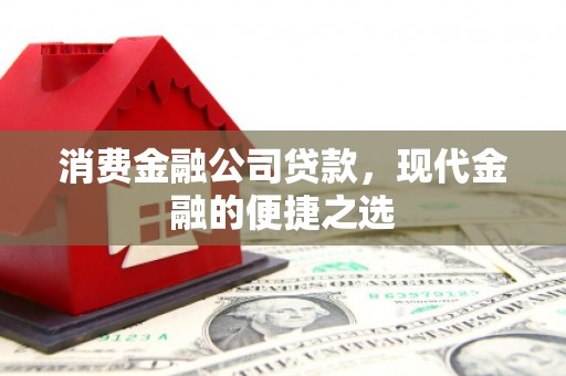 平安消费金融公司贷款，现代金融的便捷之选