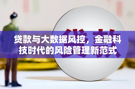 平安贷款与大数据风控，金融科技时代的风险管理新范式
