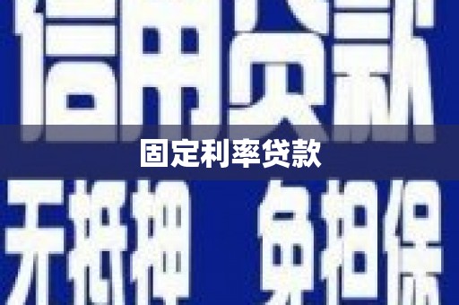 平安固定利率贷款