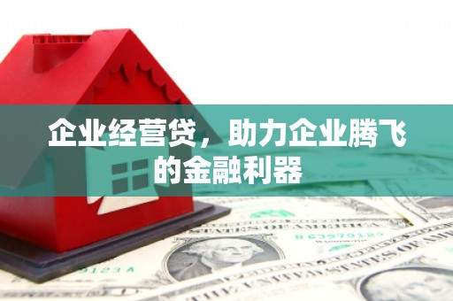 平安企业经营贷，助力企业腾飞的金融利器