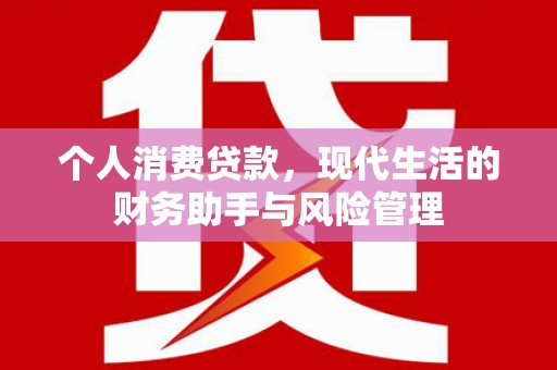 平安个人消费贷款，现代生活的财务助手与风险管理