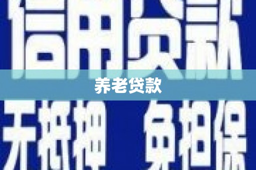 平安养老贷款
