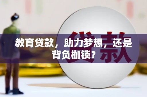 平安教育贷款，助力梦想，还是背负枷锁？