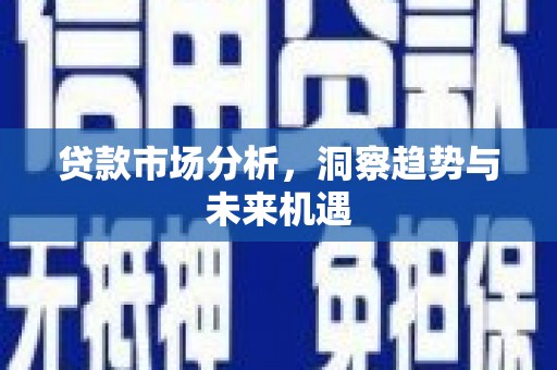 平安贷款市场分析，洞察趋势与未来机遇