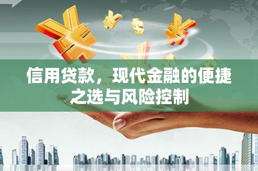 平安信用贷款，现代金融的便捷之选与风险控制