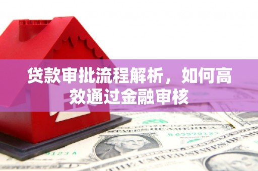 平安贷款审批流程解析，如何高效通过金融审核