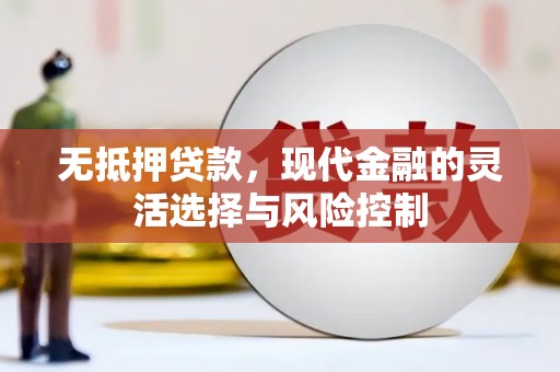 平安无抵押贷款，现代金融的灵活选择与风险控制