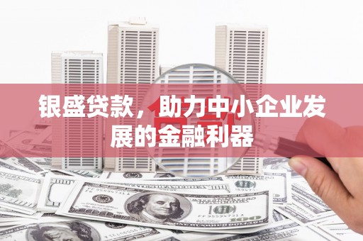 平安银盛贷款，助力中小企业发展的金融利器