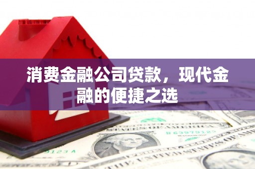 平安消费金融公司贷款，现代金融的便捷之选