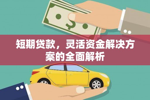 平安短期贷款，灵活资金解决方案的全面解析