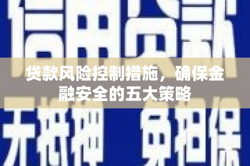 平安贷款风险控制措施，确保金融安全的五大策略
