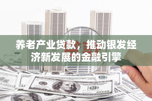 平安养老产业贷款，推动银发经济新发展的金融引擎
