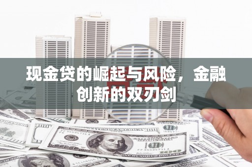 平安现金贷的崛起与风险，金融创新的双刃剑