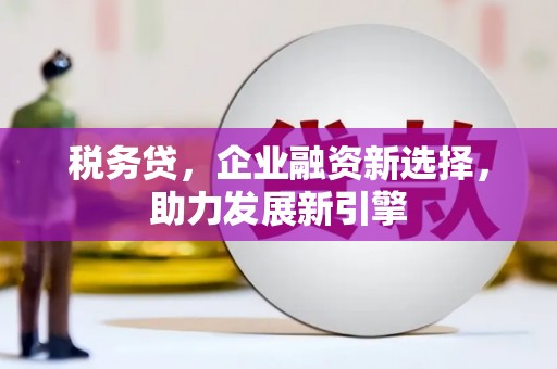 平安税务贷，企业融资新选择，助力发展新引擎