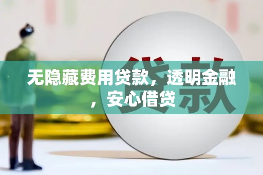 平安无隐藏费用贷款，透明金融，安心借贷