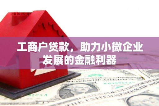 平安工商户贷款，助力小微企业发展的金融利器