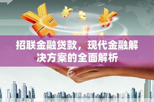 平安招联金融贷款，现代金融解决方案的全面解析