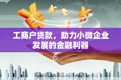 平安工商户贷款，助力小微企业发展的金融利器