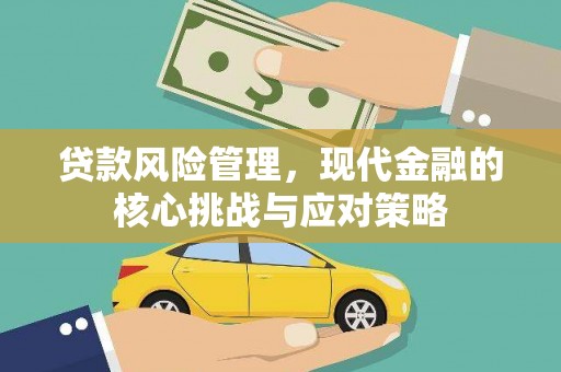 平安贷款风险管理，现代金融的核心挑战与应对策略