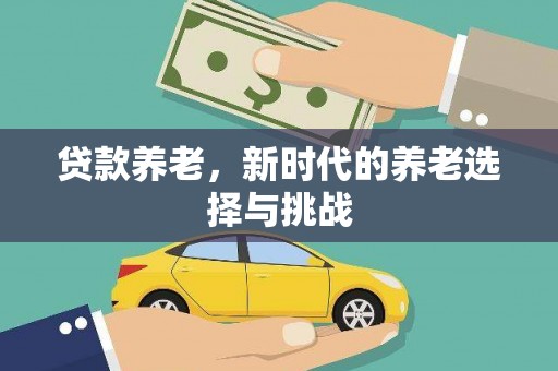 平安贷款养老，新时代的养老选择与挑战