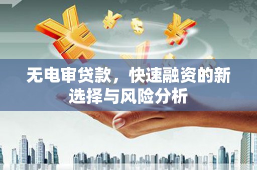 平安无电审贷款，快速融资的新选择与风险分析