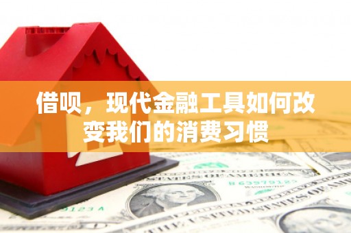 平安借呗，现代金融工具如何改变我们的消费习惯