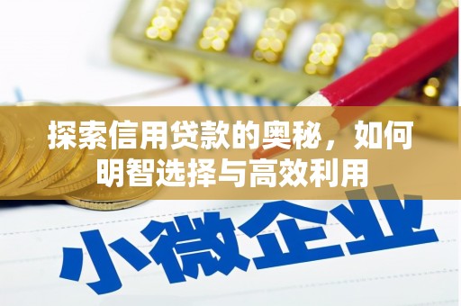 平安探索信用贷款的奥秘，如何明智选择与高效利用