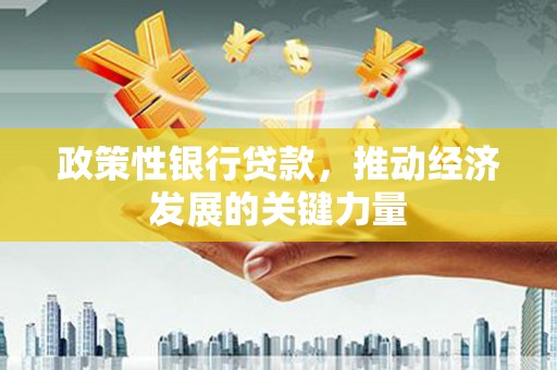 平安政策性银行贷款，推动经济发展的关键力量
