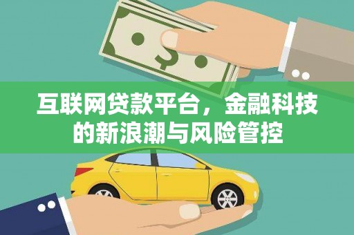 平安互联网贷款平台，金融科技的新浪潮与风险管控