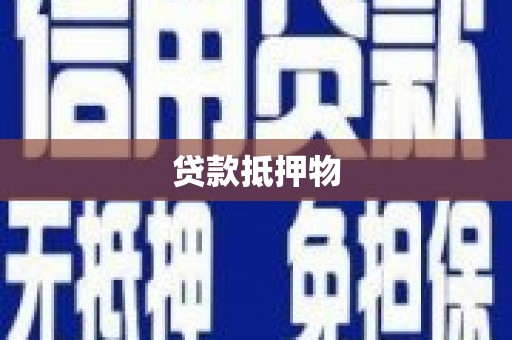 平安贷款抵押物