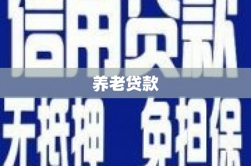 平安养老贷款